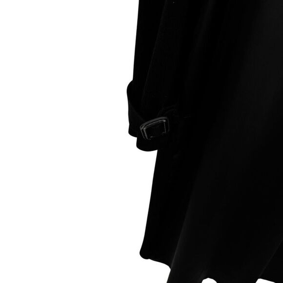 Chico’s Lightweight Long Jacket/Coat Black Size Medium (Chico’s Size 1) - Picture 5 of 9